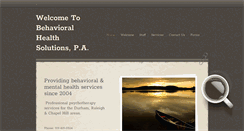 Desktop Screenshot of behavioralhealthsolutions.com